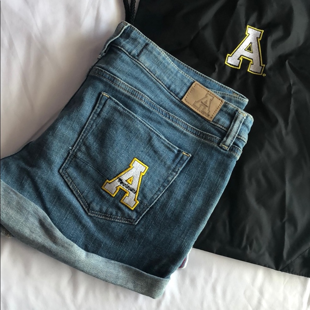 Appalachian State denim (bag not included)
